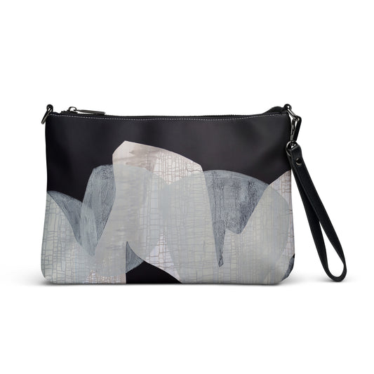 Purse Crossbody Bag Black and Grey