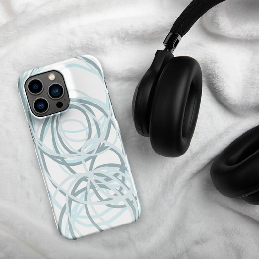 Snap case for iPhone®- Scribble